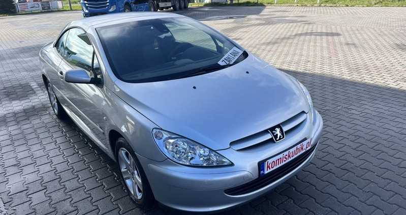Peugeot 307 CC cena 9800 przebieg: 170000, rok produkcji 2004 z Mikołajki małe 742